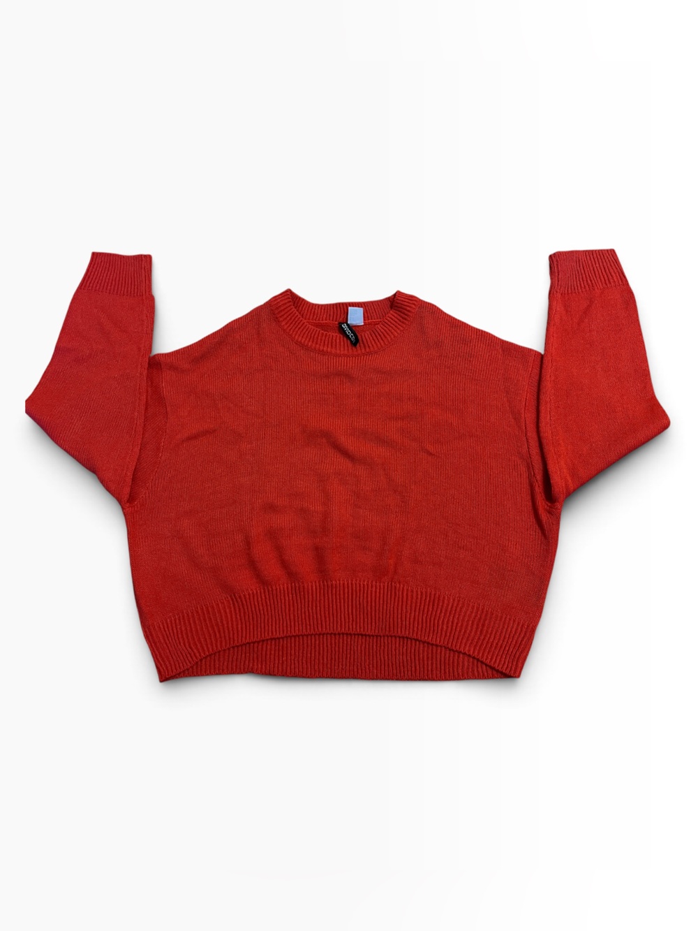 H&M Divided Red Knit Sweater Size Small
